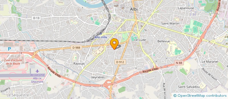 localisation de l'entreprise MONSIEUR JOCELYN MERCIER  ALBI