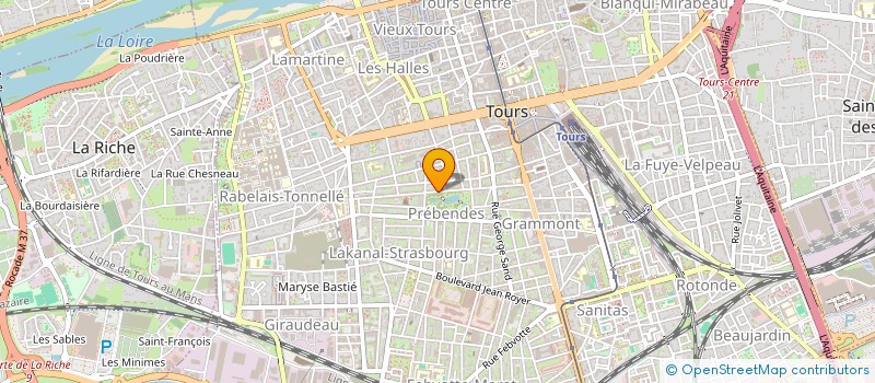 localisation de l'entreprise MONSIEUR JOCELYN NEAU  TOURS