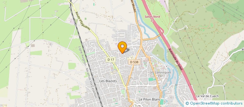 localisation de l'entreprise MONSIEUR JOCELYN NIUBO  SALON-DE-PROVENCE