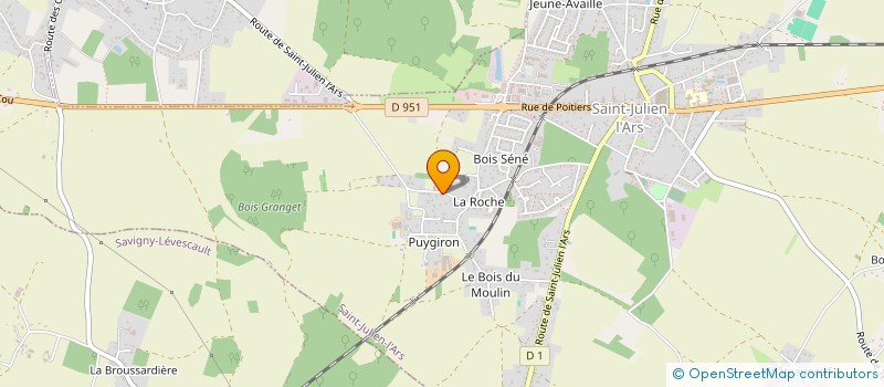 localisation de l'entreprise MONSIEUR JOCELYN NOCUS  SAINT-JULIEN-L'ARS