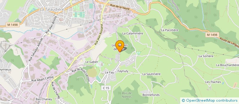 localisation de l'entreprise MONSIEUR JOCELYN OUILLON  SAINT-JEAN-BONNEFONDS