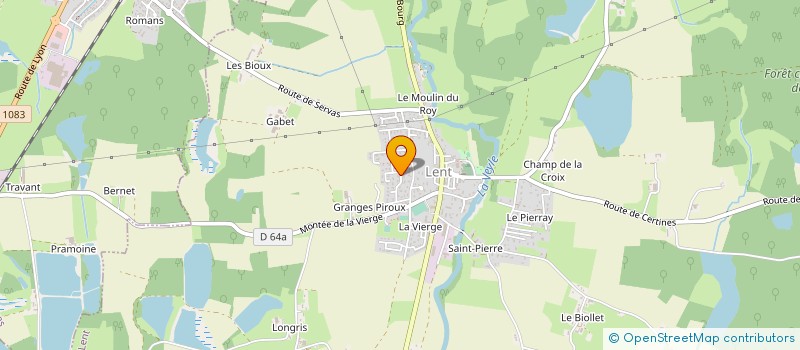 localisation de l'entreprise MONSIEUR JOCELYN PETOUILLAT à LENT