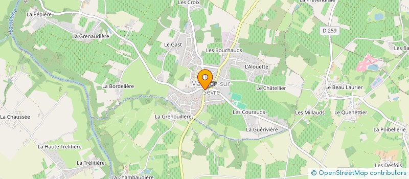 localisation de l'entreprise MONSIEUR JOCELYN PEYRONNEL  SAINT-LUMINE-DE-CLISSON