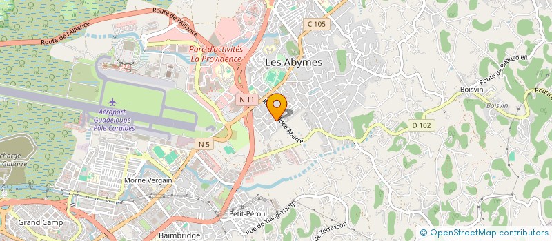 localisation de l'entreprise MONSIEUR JOCELYN PIRET à LES ABYMES