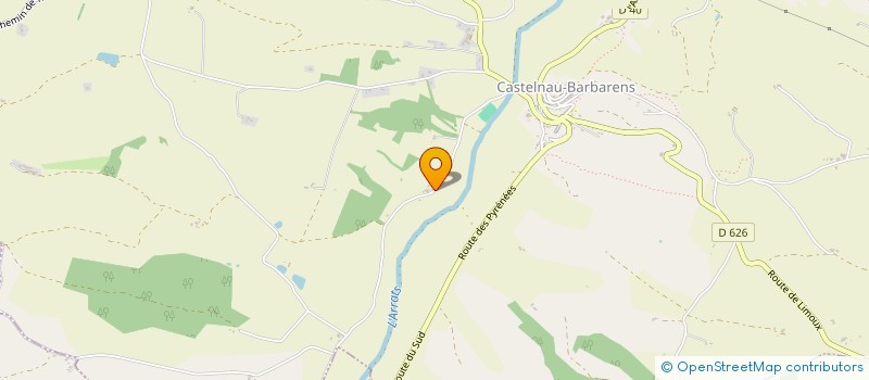 localisation de l'entreprise MONSIEUR JOCELYN RAMASSEUL à CASTELNAU-BARBARENS