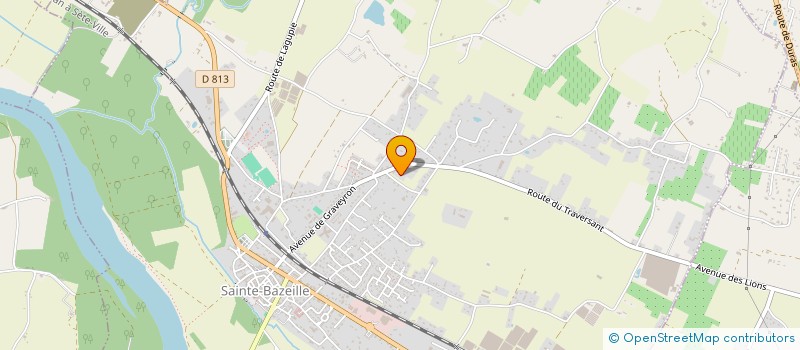 localisation de l'entreprise MONSIEUR JOCELYN RAPENEAU  SAINTE-BAZEILLE