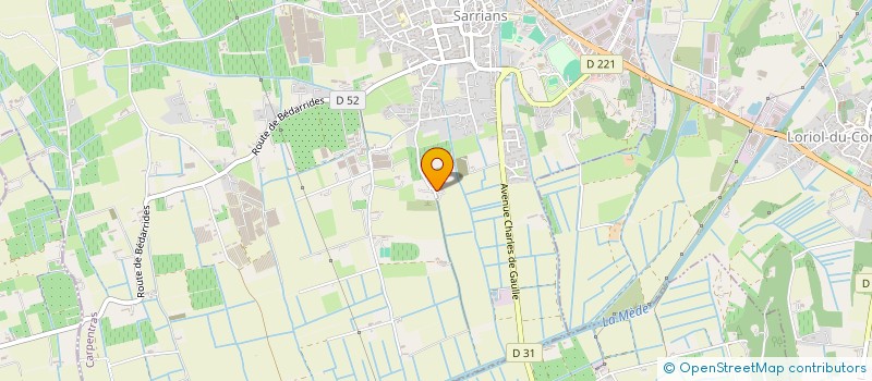 localisation de l'entreprise MONSIEUR JOCELYN TABOURDEAU  SARRIANS
