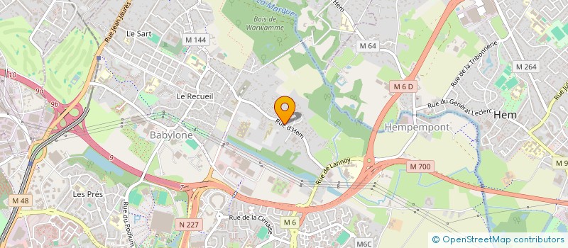 localisation de l'entreprise MONSIEUR JOCELYN THELLIER à VILLENEUVE-D'ASCQ