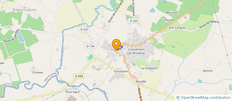 localisation de l'entreprise MONSIEUR JOCELYN TREMBLEAU à DURAS