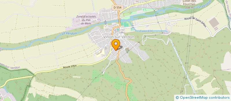 localisation de l'entreprise MONSIEUR JOCELYN VANTROYS  VINON-SUR-VERDON