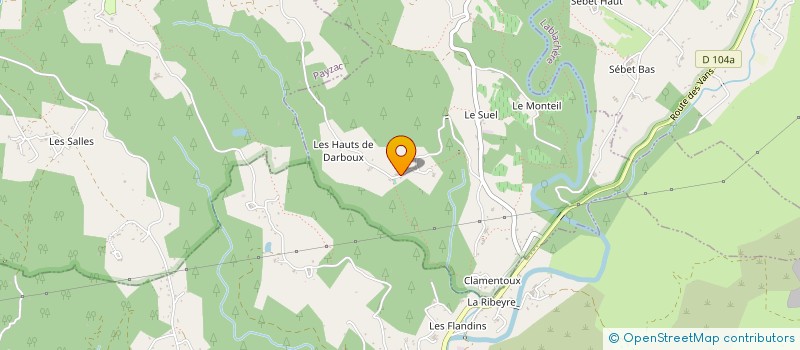 localisation de l'entreprise MONSIEUR JOCELYN VIGOUROUX à PAYZAC