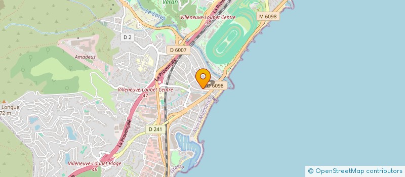localisation de l'entreprise MONSIEUR JOCELYNE FERRERO à VILLENEUVE-LOUBET