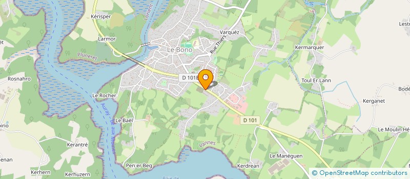 localisation de l'entreprise MONSIEUR JOCERAN ROPIQUET  LE BONO