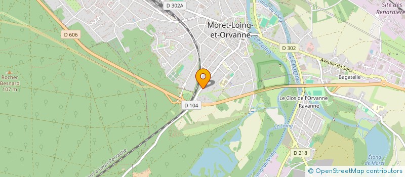 localisation de l'entreprise MONSIEUR JOCHEN BONNAMOUR  MORET-LOING-ET-ORVANNE