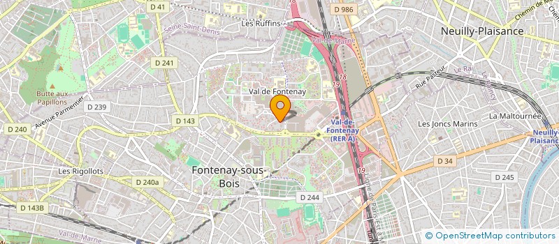 localisation de l'entreprise MONSIEUR JOCY BORGES à FONTENAY-SOUS-BOIS