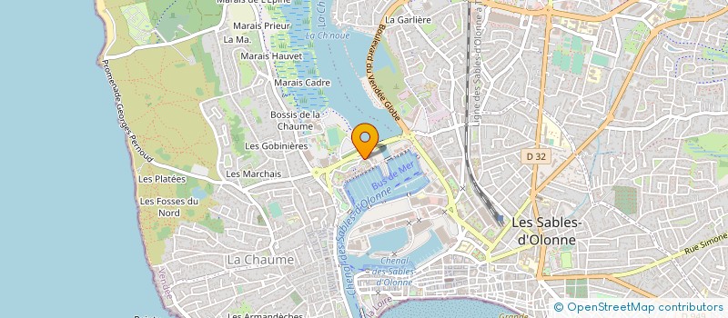 localisation de l'entreprise MONSIEUR JODDY PILOT à LES SABLES D'OLONNE