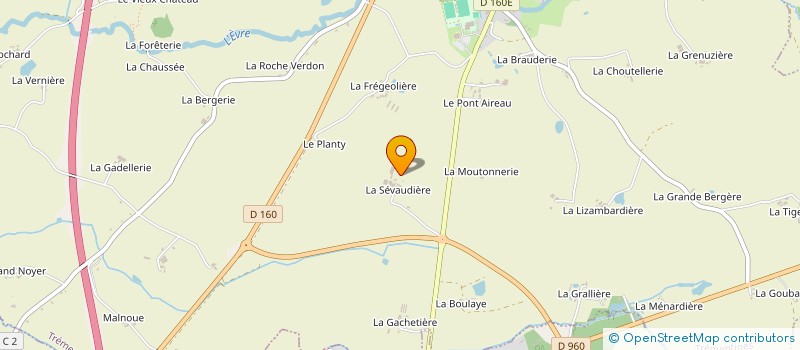 localisation de l'entreprise MONSIEUR JODEPH FROUIN  TREMENTINES