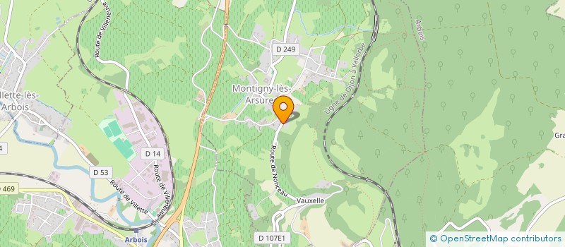 localisation de l'entreprise MONSIEUR JODY GRANDCLEMENT à MONTIGNY-LES-ARSURES