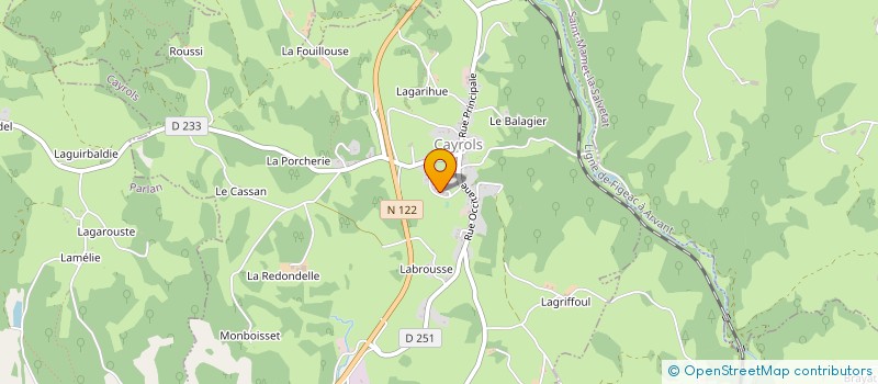 localisation de l'entreprise MONSIEUR JODY GRANIER à CAYROLS