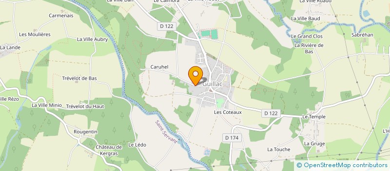 localisation de l'entreprise MONSIEUR JODY HERMANT  GUILLAC