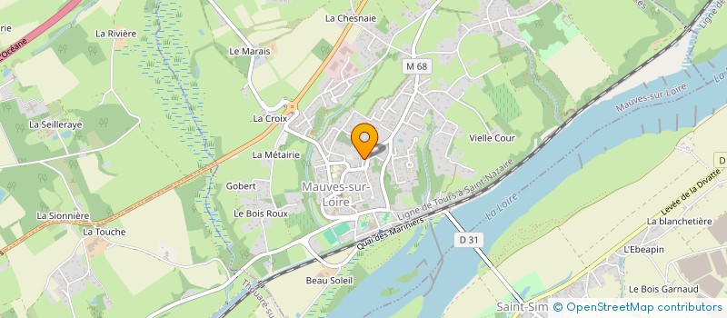 localisation de l'entreprise MONSIEUR JODY OWCZAREK  MAUVES-SUR-LOIRE