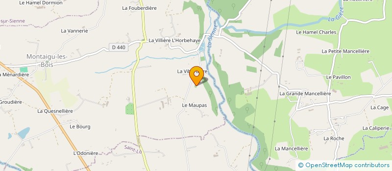 localisation de l'entreprise MONSIEUR JOE BARCLAY  MONTAIGU-LES-BOIS