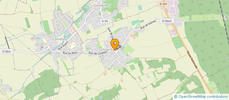 localisation de l'entreprise MONSIEUR JOE BODER  SCHLIERBACH