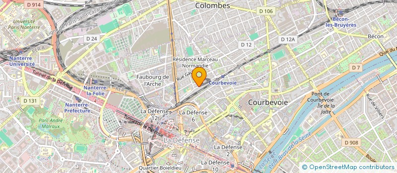 localisation de l'entreprise MONSIEUR JOE BROEKEMA à COURBEVOIE