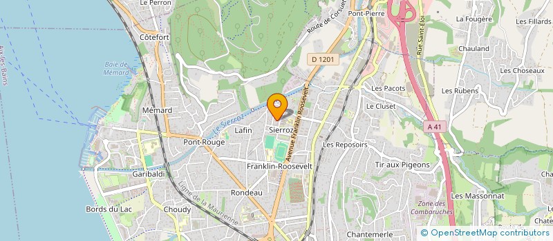localisation de l'entreprise MONSIEUR JOE CADET à AIX-LES-BAINS