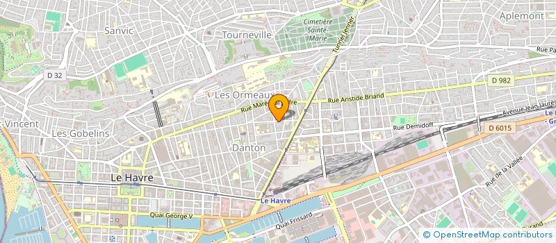 localisation de l'entreprise MONSIEUR JOE CAVENG à LE HAVRE