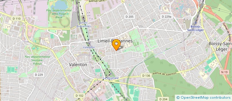 localisation de l'entreprise MONSIEUR JOE DANSI  LIMEIL-BREVANNES