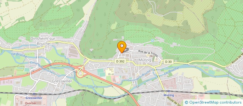 localisation de l'entreprise MONSIEUR JOE EHRENBOGEN  MUTZIG