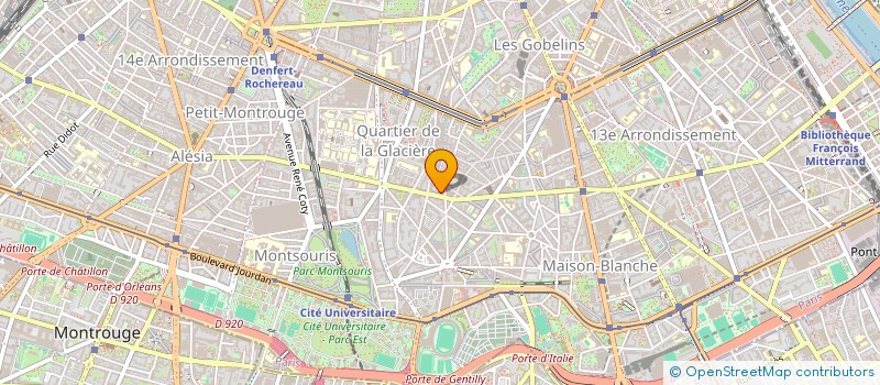 localisation de l'entreprise MONSIEUR JOE FRANCKLIN HANDOU KEMAYOU  PARIS