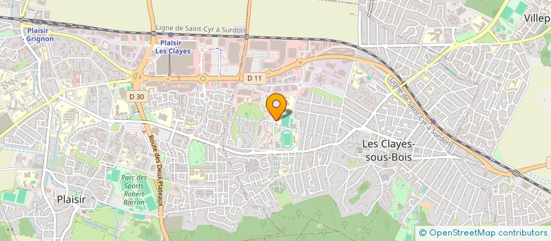 localisation de l'entreprise MONSIEUR JOE INDERCHIT à LES CLAYES-SOUS-BOIS