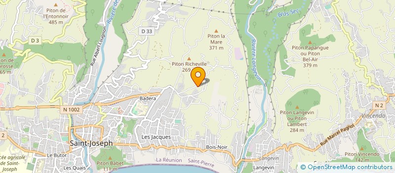 localisation de l'entreprise MONSIEUR JOE LUCILIEN LEBON à SAINT-JOSEPH