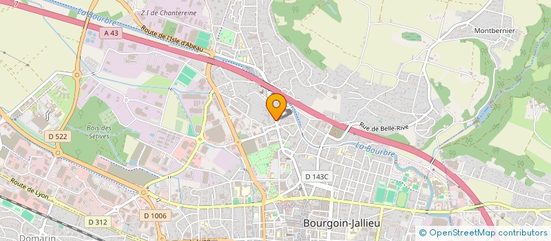 localisation de l'entreprise MONSIEUR JOE NEVEUX à BOURGOIN-JALLIEU