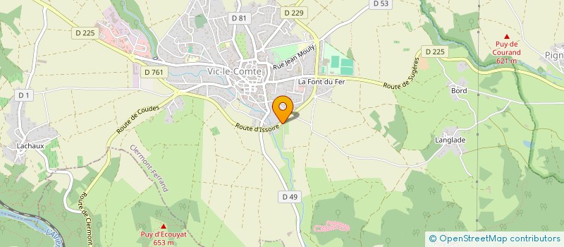 localisation de l'entreprise MONSIEUR JOE PERINGALE  VIC-LE-COMTE