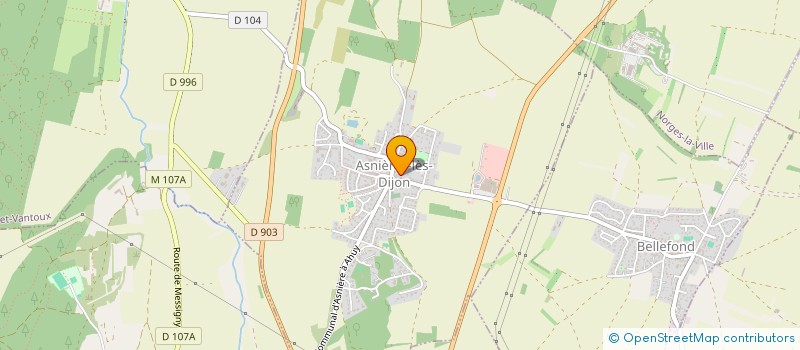 localisation de l'entreprise MONSIEUR JOE PRIVAT JEPHTE MBADINGA  ASNIERES-LES-DIJON