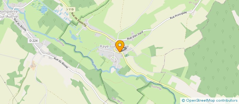 localisation de l'entreprise MONSIEUR JOE RITZ  RAYE SUR AUTHIE