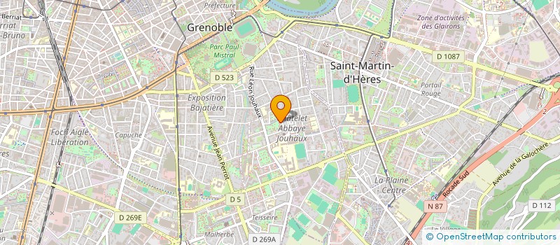 localisation de l'entreprise MONSIEUR JOE RIVIERA à GRENOBLE