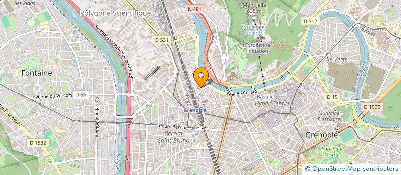 localisation de l'entreprise MONSIEUR JOE SAAD  GRENOBLE