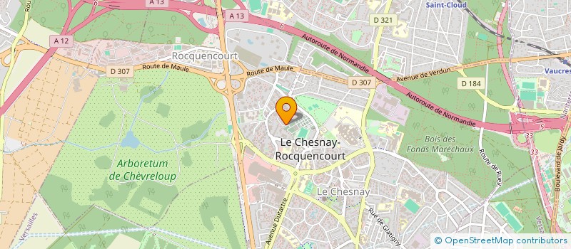 localisation de l'entreprise MONSIEUR JOE SFEIR  LE CHESNAY-ROCQUENCOURT