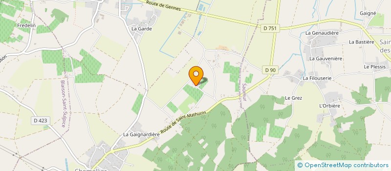 localisation de l'entreprise MONSIEUR JOE TAYLOR à BRISSAC LOIRE AUBANCE