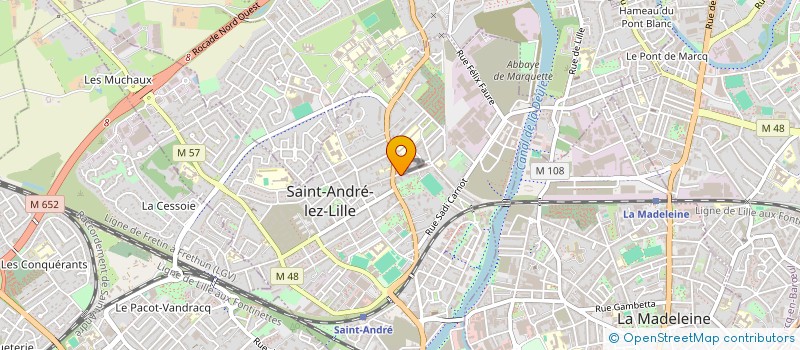 localisation de l'entreprise MONSIEUR JOEFFREY SAELEUVE à SAINT-ANDRE-LEZ-LILLE