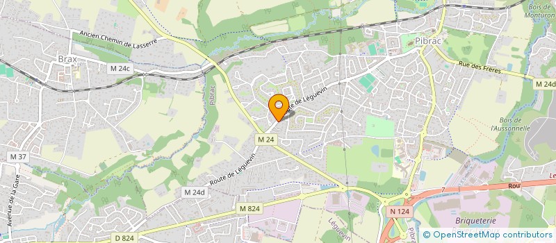 localisation de l'entreprise MONSIEUR JOEL ABADIE  PIBRAC