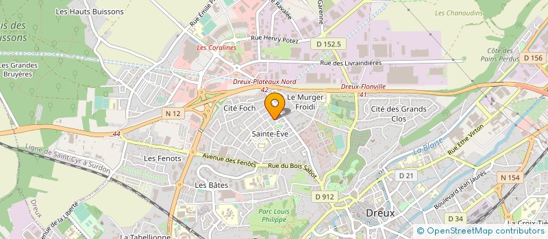 localisation de l'entreprise MONSIEUR JOEL AGNET à DREUX