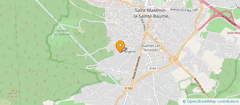 localisation de l'entreprise MONSIEUR JOEL AJELLO  SAINT-MAXIMIN-LA-SAINTE-BAUME