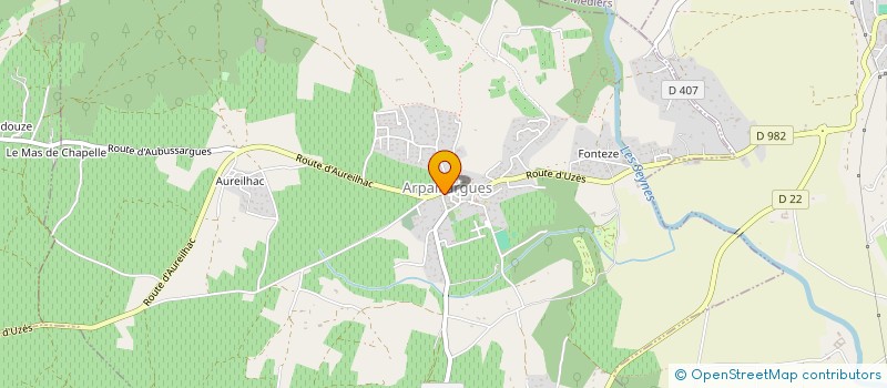 localisation de l'entreprise MONSIEUR JOEL ALESSANDRA à ARPAILLARGUES-ET-AUREILLAC