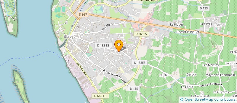 localisation de l'entreprise MONSIEUR JOEL ANDRE à BLAYE