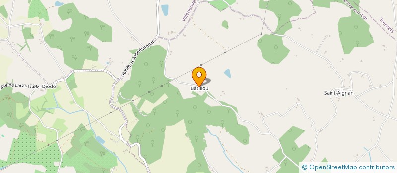 localisation de l'entreprise MONSIEUR JOEL ANDRE  SAINT SYLVESTRE SUR LOT